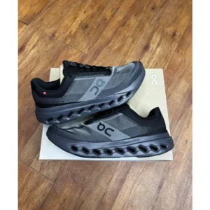 On Cloud Surfer Next Black Shoes For Men (BSF353) - 7a first copy shoes | Buy Online at Best Price