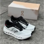 On Cloud Surfer Next White Black Shoes For Men (LAB1283) - 7a first copy shoes | Buy Online at Best Price