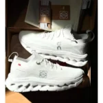 On Cloud X Loewe Triple White Shoes For Men (LAB1775)