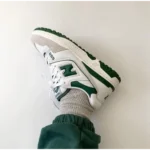 Premium New Balance 550 White Green Shoes For Men (QT332) - 7a first copy shoes | Buy Online at Best Price