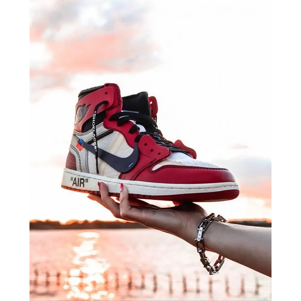 Trendy Nike Air Jordan Retro 1 X Off White Chicago Shoes For Men (SHUB487)