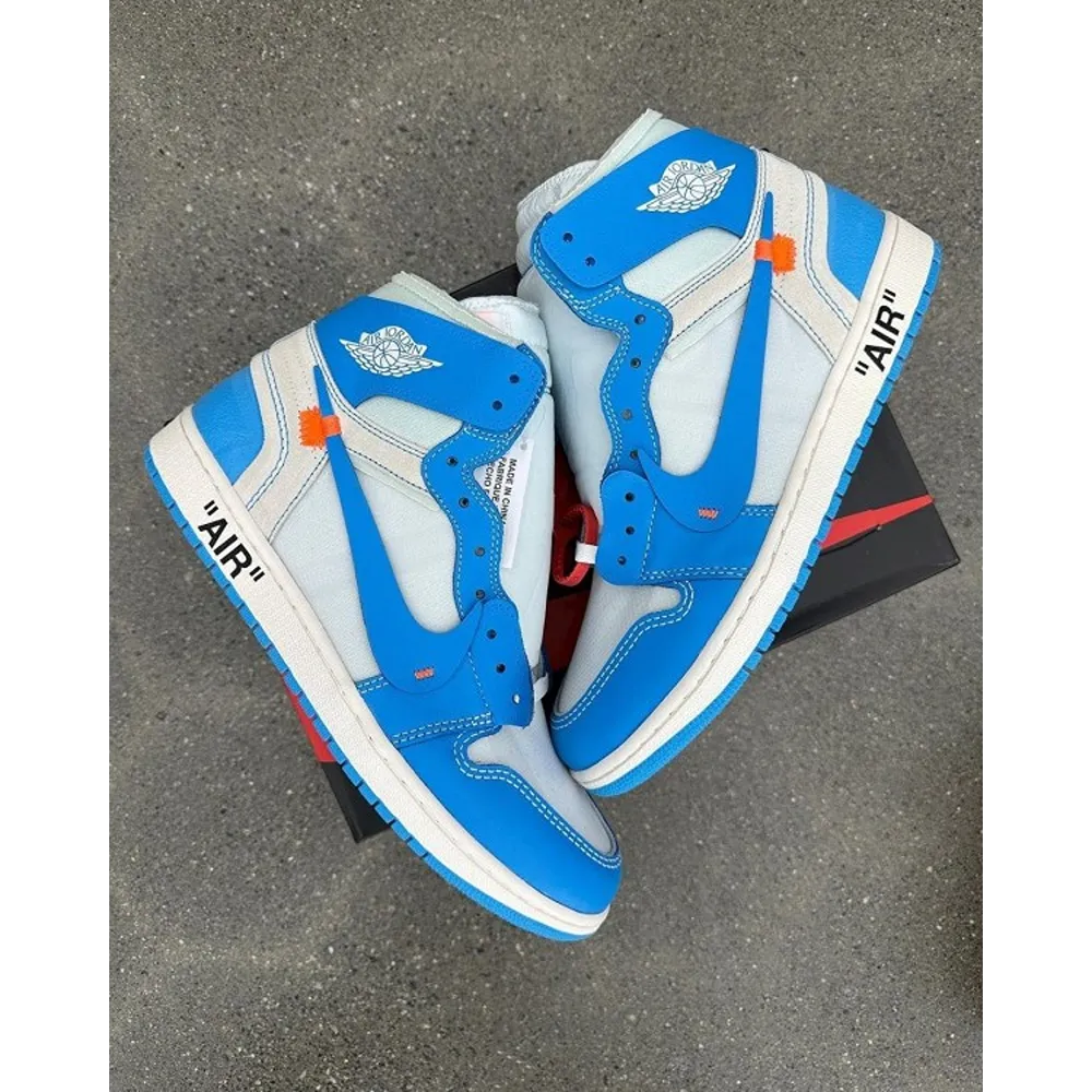 Classy Nike Jordan 1 X Off White Unc Shoes For Men (SHH07762)