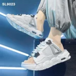 Premium Nike Air Jordan Retro 4 Slide White Cement Shoes For Men (QT317) - 7a first copy shoes | Buy Online at Best Price
