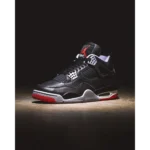 Trendy Nike Air Jordan Retro 4 Bred Shoes For Men (SW6571) - 7a first copy shoes | Buy Online at Best Price