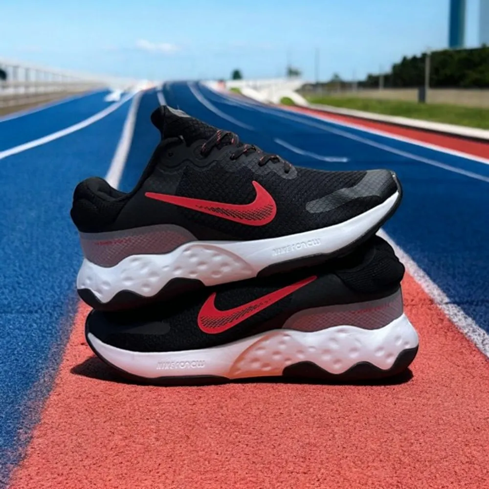Classy Nike Renew Ride 3 Black Shoes For Men (SHH07713)