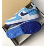 Trendy Nike Air Force 1 Split Light Photo Blue Shoes For Men (CSO4588) - 7a first copy shoes | Buy Online at Best Price