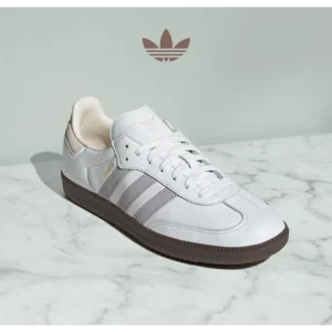 Trendy Adidas Samba Core White Grey Shoes For Men (SW6572)