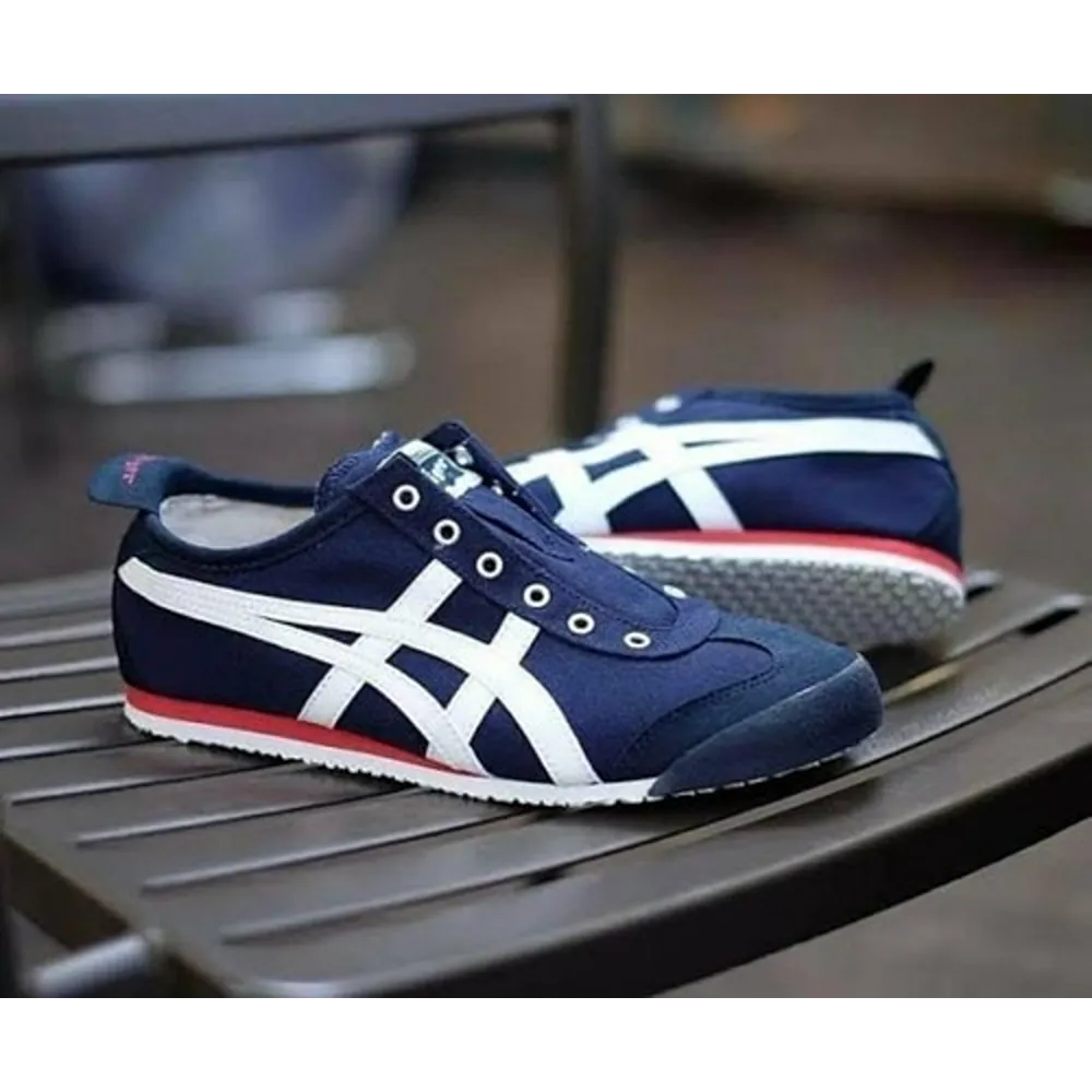 Trendy Onitsuka Tiger Slip On Navy Blue Shoes For Men (SHUB525)
