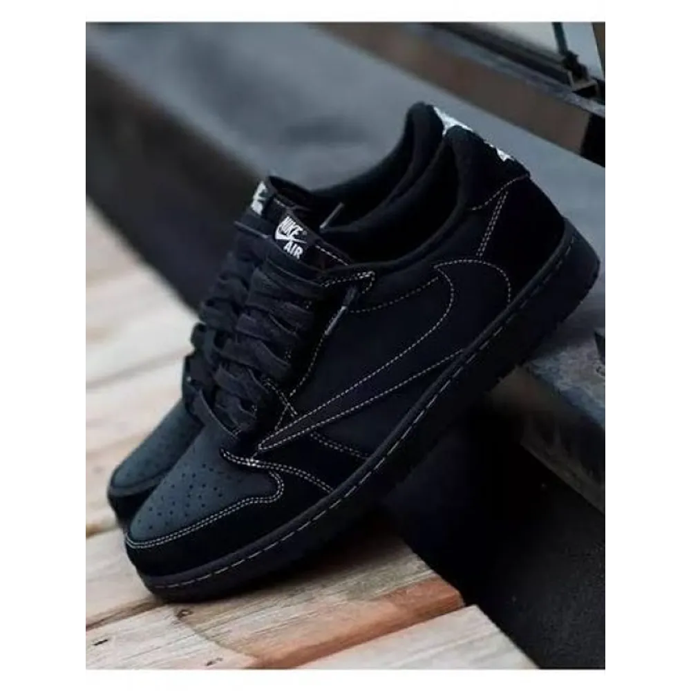 Premium Nike Air Jordan Retro 1 X Travis Scott Black Phantom Shoes For Men (HOF841)
