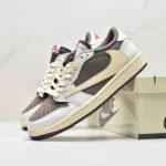 Premium Nike Air Jordan Retro 1 X Travis Scott Reverse Mocha Shoes For Men (HOF842) - Buy Online | Brandfasion