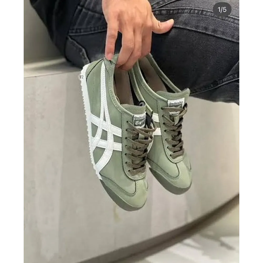Trendy Onitsuka Tiger Mexico 66 Mental Green Shoes For Men (SHUB527)