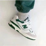 Classy New Balance 550 White Green Shoes For Men (SW6402) - 7a first copy shoes | Buy Online at Best Price