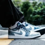 Classy Nike Air Jordan 1 Low Denim Blue Shoes For Men (CSO4233) - 7a first copy shoes | Buy Online at Best Price
