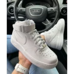 Trendy Nike Air Force 1 Mid White Shoes For Men (SHUB528) - 7a first copy shoes | Buy Online at Best Price