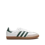 Premium Adidas Samba White Green Shoes For Men (QT280) - 7a first copy shoes | Buy Online at Best Price