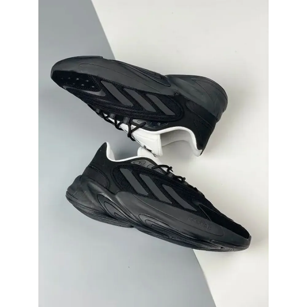 Luxurious Adidas Ozelia Core Black Shoes For Men With Brand Box (SUP5664)