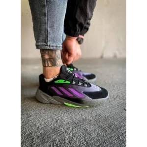 Trendy Adidas Ozelia Joker Core Black Screaming Green Grey Shoes For Men (SHUB645) - Buy Online | Brandfasion