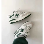 Trendy New Balance 550 White Green Shoes For Men (SHUB706) - 7a first copy shoes | Buy Online at Best Price
