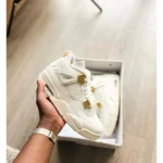 Trendy Nike Jordan 4 Metallic Gold Shoes For Men (SW6540) - 7a first copy shoes | Buy Online at Best Price
