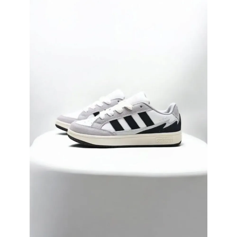 Classy Adidas Card Adv White Black Shoes For Men (SHH07839)