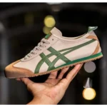 Trendy Onitsuka Tiger Mexico 66 Beige Grass Green Shoes For Men (SHUB539) - 7a first copy shoes | Buy Online at Best Price