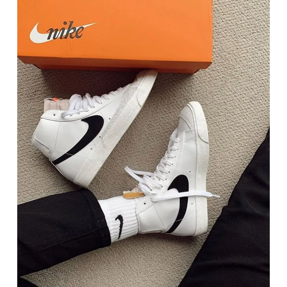 Trendy Nike Blazer Vintage High White Shoes For Men (SHUB540)