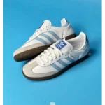 Premium Nike Samba White Sky Blue For Men (HOF850) - 7a first copy shoes | Buy Online at Best Price