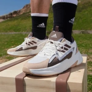 Trendy Adidas Ozwave Brown Cream Shoes For Men (CSO4492) - 7a first copy shoes | Buy Online at Best Price