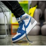 Imported Nike Air Jordan Retro 1 High True Blue Shoes For Men (SW6639) - 7a first copy shoes | Buy Online at Best Price