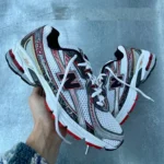 Classy New Balance 740 Silver Red Shoes For Men (SHH07812) - 7a first copy shoes | Buy Online at Best Price