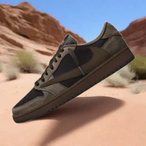 Premium Nike Air Jordan 1 Low Travis Scott Velvet Shoes For Men (SW6701)