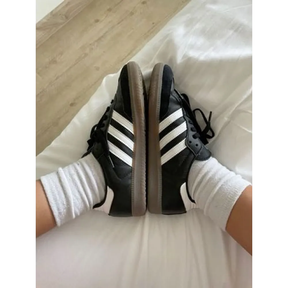 Premium Adidas Samba Black Shoes For Men (HOF851)