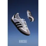 Premium Adidas Samba White Black Shoes For Men (HOF852) - 7a first copy shoes | Buy Online at Best Price