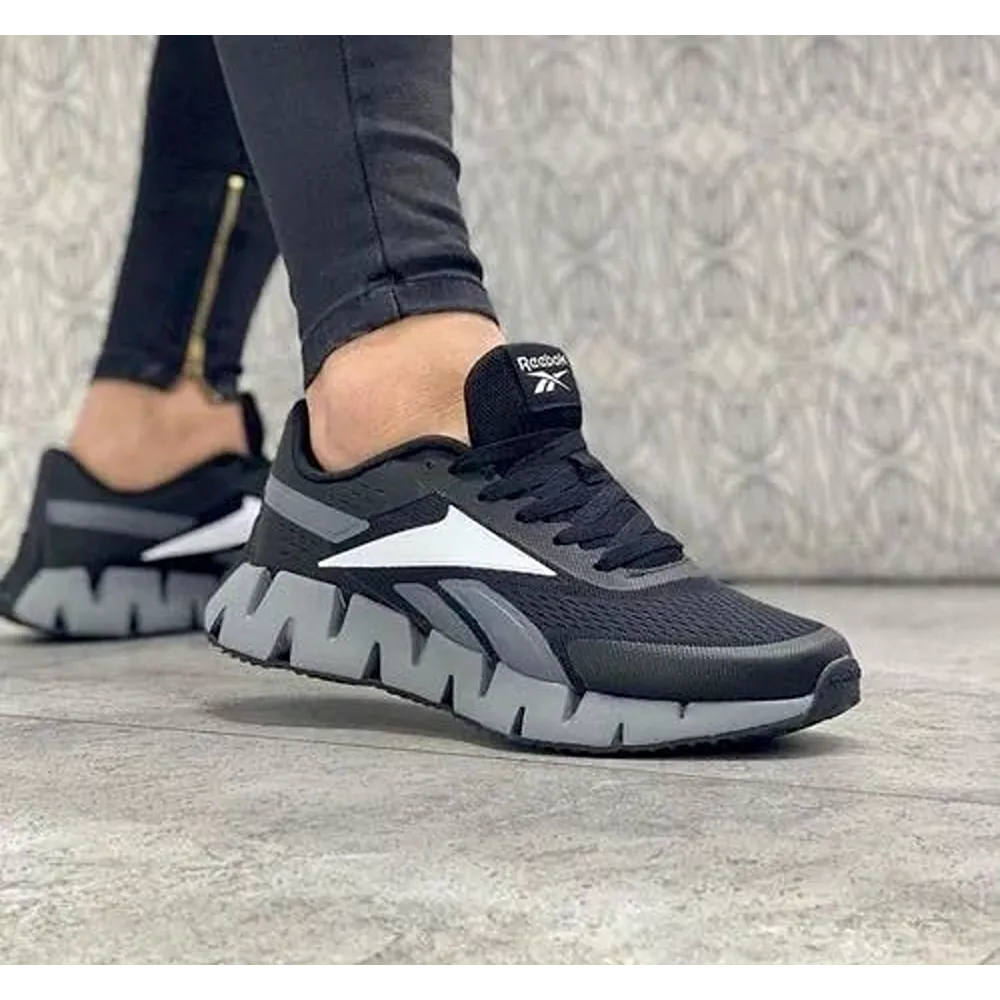Trendy Reebok Zig Dynamica Black Grey Shoes For Men (SHUB655)