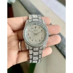 Trendy Rolex Arabic Silver Diamond Watch For Men (SHH04699) - Accessories | Buy Online at Best Price