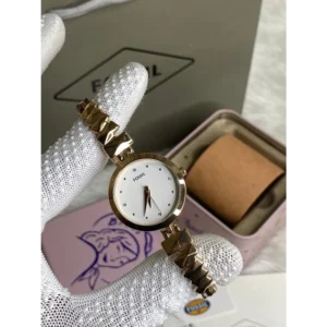 Classy Fossil Watch For Women (J2146)