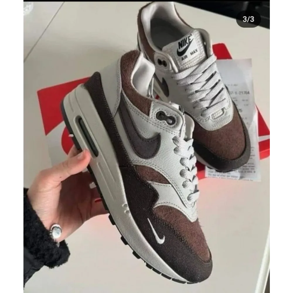 Trendy Nike Air Max 1 Velvet Brown Shoes For Men (CSO4498)