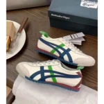 Trendy Onitsuka Tiger Mexico 66 Mako Blue Green Shoes For Men (SHUB551) - 7a first copy shoes | Buy Online at Best Price