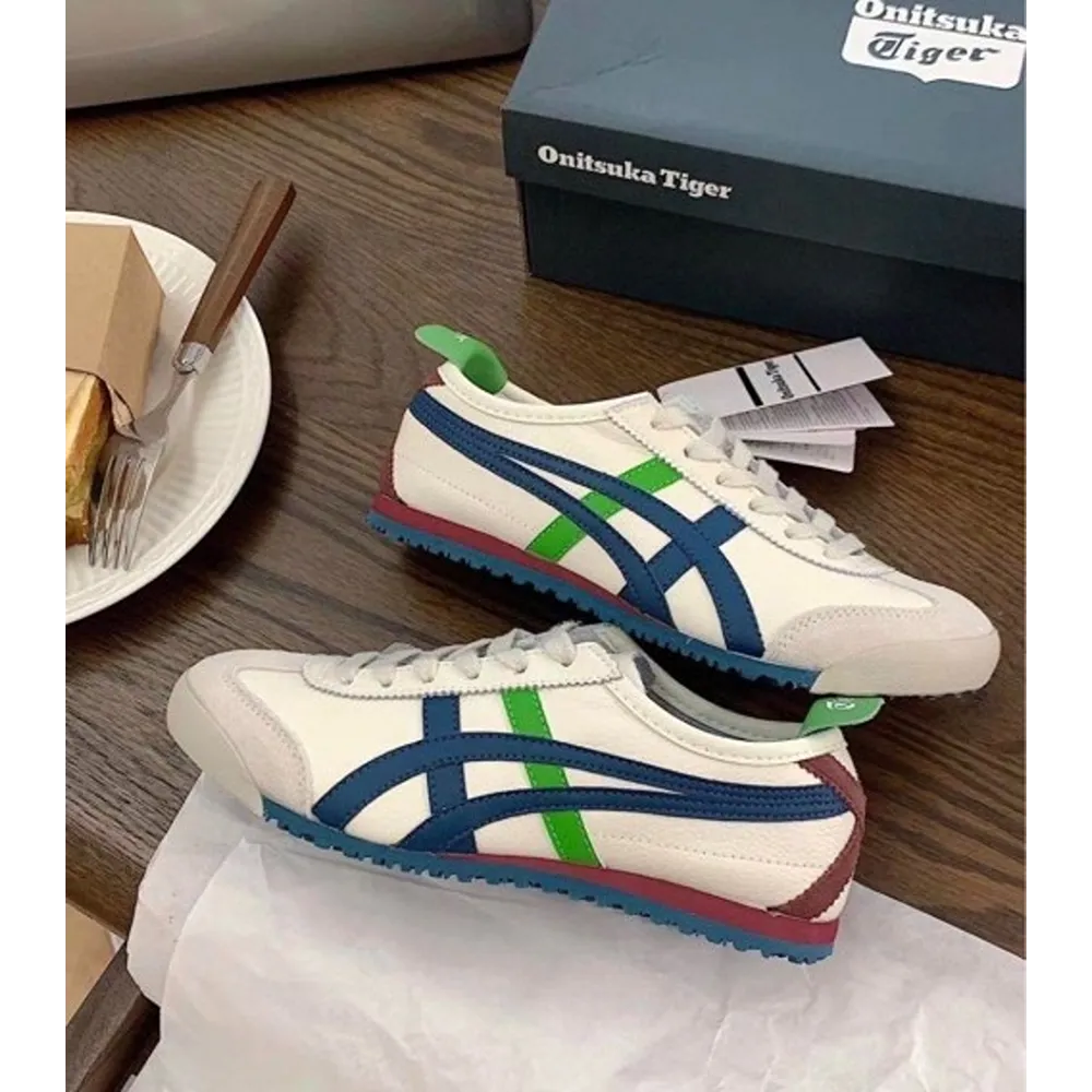 Trendy Onitsuka Tiger Mexico 66 Mako Blue Green Shoes For Men (SHUB551)