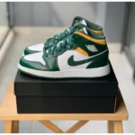 Trendy Air Jordan Retro 1 Mid Sonics Shoes For Men (CSO4507) - 7a first copy shoes | Buy Online at Best Price