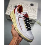 Trendy Jordan Retro 2 Low SP Off White Chicago White Red Shoes For Men (SHUB666) - Buy Online | Brandfasion