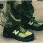 Classy The Basement X New Balance 2002r Olive Black Shoes For Men (SHH07826) - 7a first copy shoes | Buy Online at Best Price