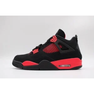 Stylish Air Jordan Retro 4 Thunder Red Shoes For Men (HOF980)