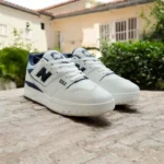 Classy New Balance 550 White Vintage Indigo Shoes For Men (SHH07831) - 7a first copy shoes | Buy Online at Best Price