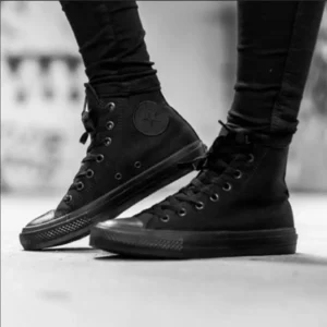 Trendy Converse All Star High All Black Shoes For Men (SHUB674) - 7a first copy shoes | Buy Online at Best Price