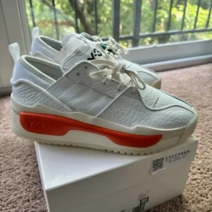 Trendy Adidas Hokori Ii White Orange Shoes For Men (CSO4558)