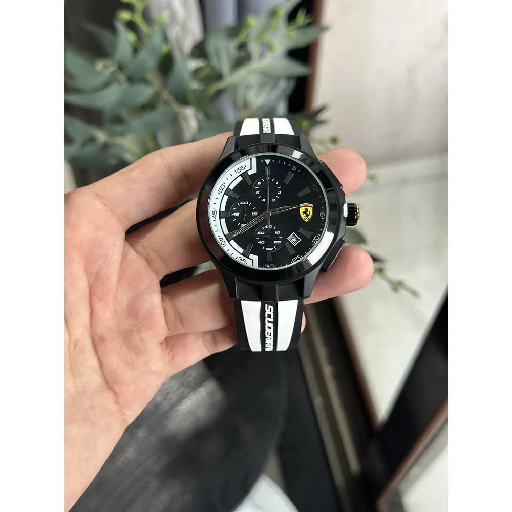 Trendy Scuderia Ferrari Watch For Men (CS4047)