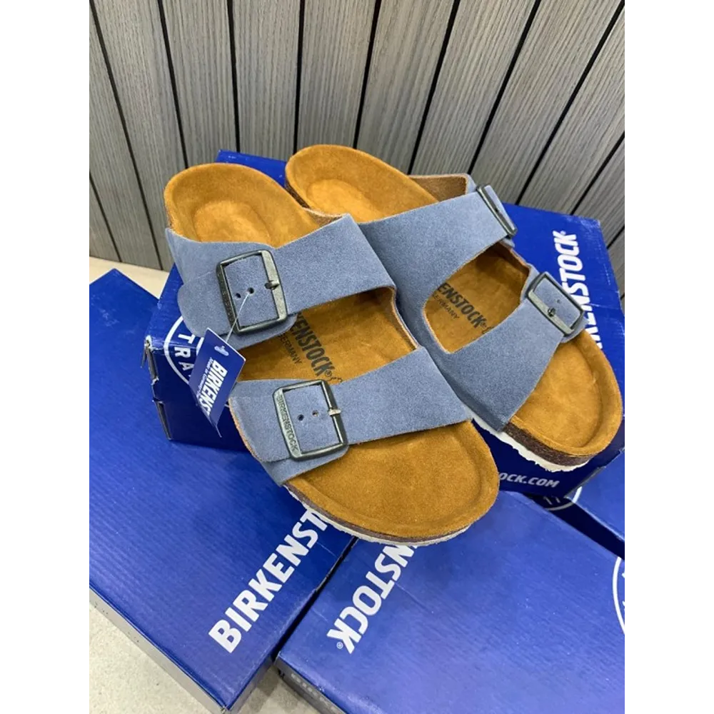 Trendy Birkenstock Arizona Light Blue For Men (BH995)