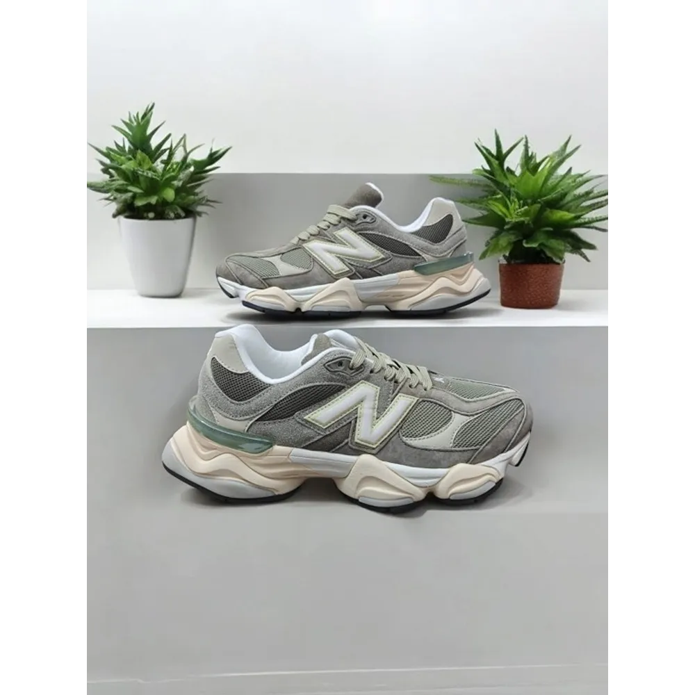 Imported New Balance 9060 Dark Army Shoes For Men (SW6643)
