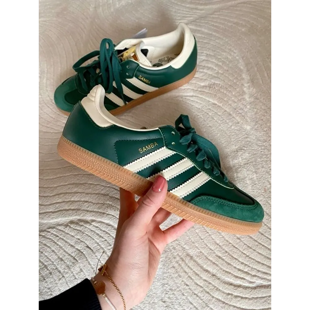 Trendy Adidas Samba Green Shoes For Men (SHUB686)
